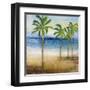 Ocean Palms II-Michael Marcon-Framed Art Print