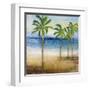 Ocean Palms II-Michael Marcon-Framed Art Print