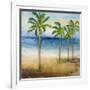 Ocean Palms II-Michael Marcon-Framed Art Print