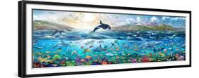 Ocean Panorama-Adrian Chesterman-Framed Premium Giclee Print