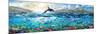 Ocean Panorama-Adrian Chesterman-Mounted Premium Giclee Print
