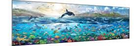 Ocean Panorama-Adrian Chesterman-Mounted Art Print