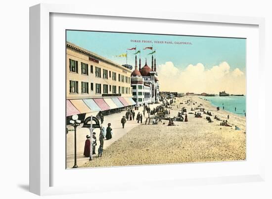 Ocean Park Beach, California-null-Framed Premium Giclee Print