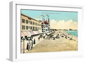 Ocean Park Beach, California-null-Framed Premium Giclee Print