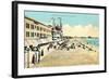 Ocean Park Beach, California-null-Framed Art Print