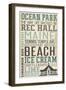 Ocean Park, Maine-Lantern Press-Framed Art Print