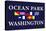 Ocean Park, Washington - Nautical Flags-Lantern Press-Stretched Canvas