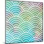 Ocean Pastel Circles-Bee Sturgis-Mounted Art Print