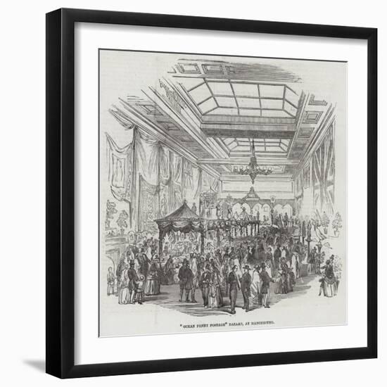 Ocean Penny Postage Bazaar, at Manchester-null-Framed Giclee Print