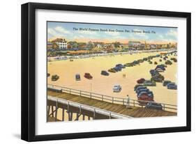 Ocean Pier, Daytona Beach, Florida-null-Framed Art Print