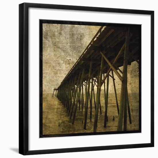 Ocean Pier No. 1-John Golden-Framed Giclee Print