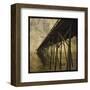 Ocean Pier No. 1-John W^ Golden-Framed Art Print