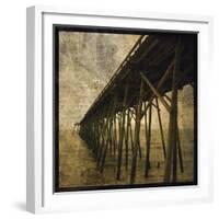 Ocean Pier No. 1-John W Golden-Framed Giclee Print