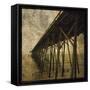 Ocean Pier No. 1-John W Golden-Framed Stretched Canvas