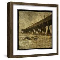 Ocean Pier No. 2-John Golden-Framed Art Print