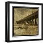 Ocean Pier No. 2-John Golden-Framed Art Print