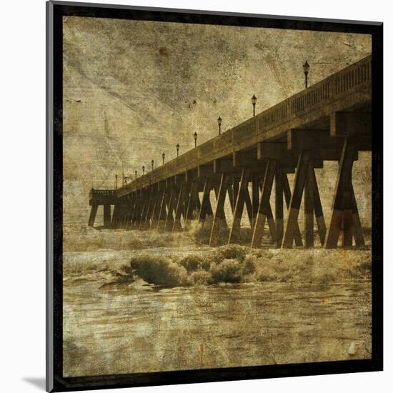 Ocean Pier No. 2-John Golden-Mounted Art Print