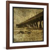 Ocean Pier No. 2-John Golden-Framed Giclee Print