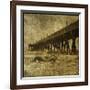 Ocean Pier No. 2-John Golden-Framed Giclee Print