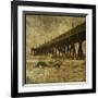 Ocean Pier No. 2-John Golden-Framed Giclee Print