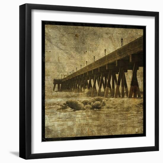 Ocean Pier No. 2-John W Golden-Framed Giclee Print