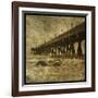 Ocean Pier No. 2-John W Golden-Framed Giclee Print