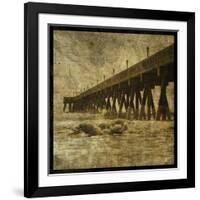 Ocean Pier No. 2-John W Golden-Framed Giclee Print