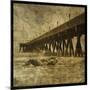 Ocean Pier No. 2-John W Golden-Mounted Giclee Print