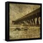 Ocean Pier No. 2-John W Golden-Framed Stretched Canvas