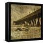 Ocean Pier No. 2-John W Golden-Framed Stretched Canvas