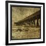 Ocean Pier No. 2-John W Golden-Framed Giclee Print