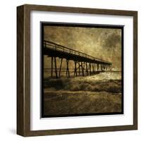 Ocean Pier No. 3-John Golden-Framed Art Print