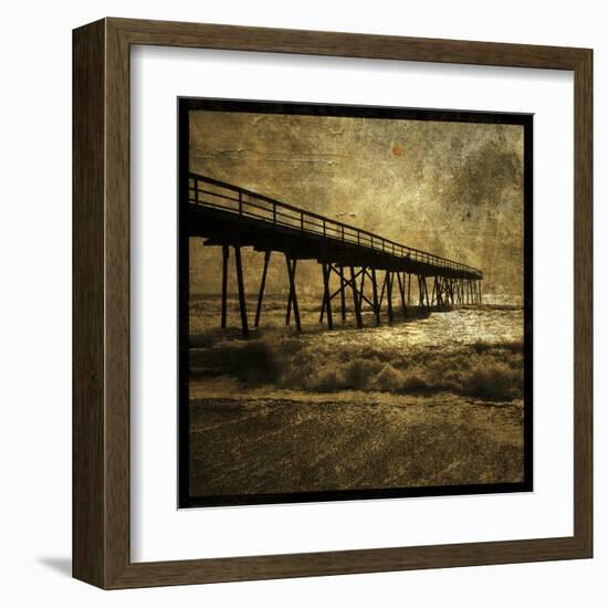 Ocean Pier No. 3-John Golden-Framed Art Print