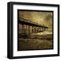 Ocean Pier No. 3-John Golden-Framed Art Print