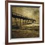 Ocean Pier No. 3-John Golden-Framed Giclee Print