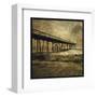 Ocean Pier No. 3-John W^ Golden-Framed Art Print