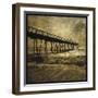 Ocean Pier No. 3-John W Golden-Framed Giclee Print