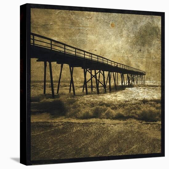 Ocean Pier No. 3-John W Golden-Stretched Canvas