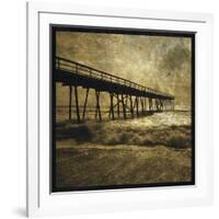 Ocean Pier No. 3-John W Golden-Framed Giclee Print