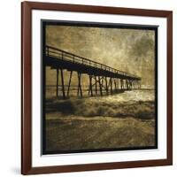 Ocean Pier No. 3-John W Golden-Framed Giclee Print