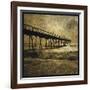 Ocean Pier No. 3-John W Golden-Framed Premium Giclee Print