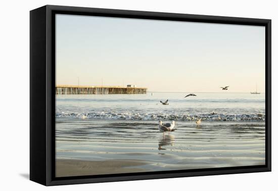 Ocean Pier-Karyn Millet-Framed Stretched Canvas