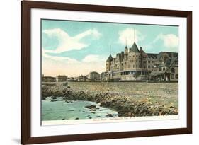 Ocean Road, Narrangasett Pier, Rhode Island-null-Framed Premium Giclee Print