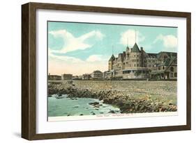 Ocean Road, Narrangasett Pier, Rhode Island-null-Framed Art Print