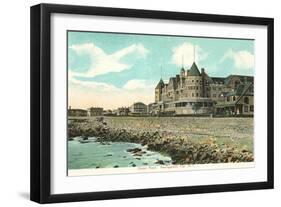 Ocean Road, Narrangasett Pier, Rhode Island-null-Framed Art Print