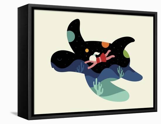 Ocean Roaming-Andy Westface-Framed Stretched Canvas