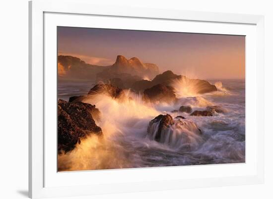 Ocean's Fury-Marc Adamus-Framed Art Print