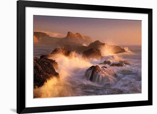 Ocean's Fury-Marc Adamus-Framed Art Print