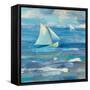 Ocean Sail V.2 Sq-Albena Hristova-Framed Stretched Canvas