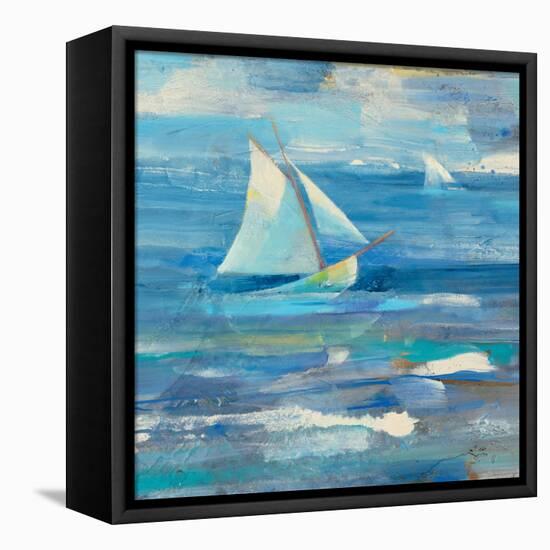 Ocean Sail V.2 Sq-Albena Hristova-Framed Stretched Canvas